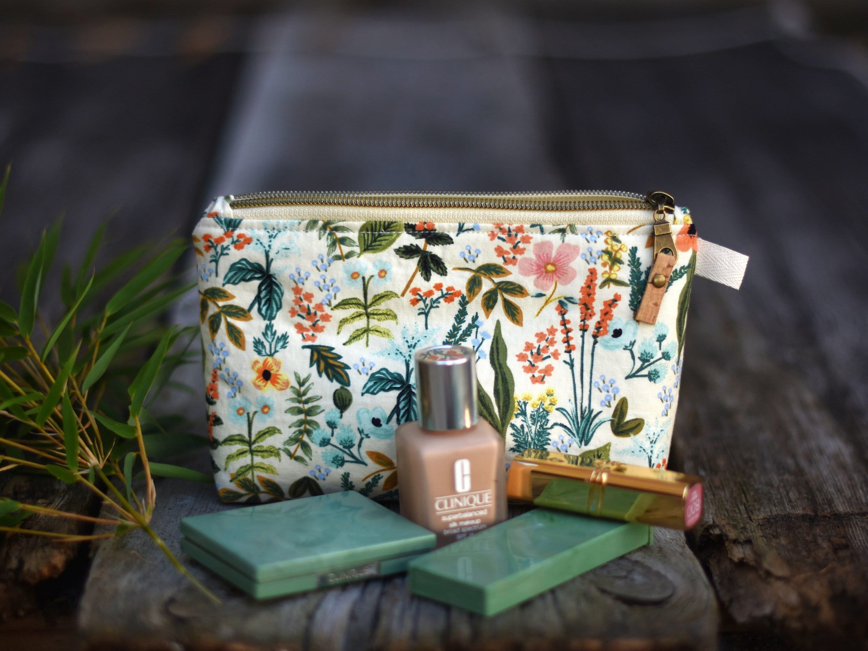 Flat Bottom Makeup Bag