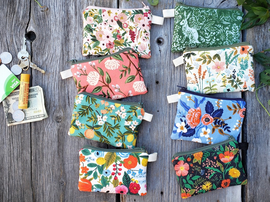 Small Fabric Zipper Pouch, Purse Organizer, Rifle Paper Co, 3.5x5 Handmade Lined Floral Zipper Pouch, Gift Card Coin or Card Bag, Gift - Etsy Small Fabric Zipper Pouch, Purse Organizer, Rifle Paper Co, 3.5x5 Handmade Lined Floral Zipper Pouch, Gift Card Coin or Card Bag, Gift - Etsy
