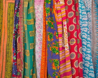 Bohemian Floral print twin size Blanket kantha bedding bedspreads blanket hippie quilts