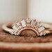 Diamond Prong Set Baguette Big Bead - Lab Grown