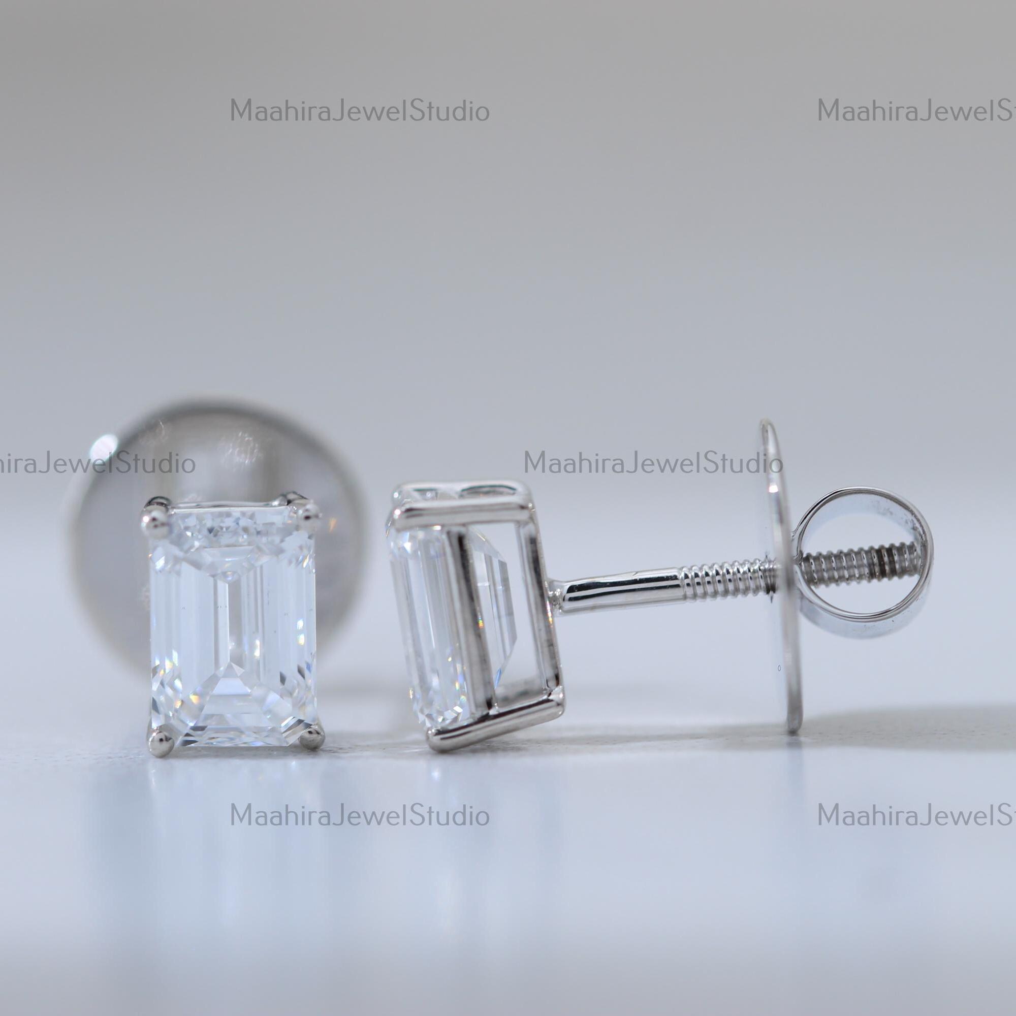 14金 一粒ピアス 0.25カラット ラボグロウン ダイヤモンド IGI認定 