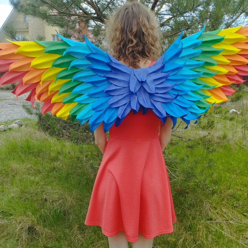 Clown Kostüm Tutu Rock Mit Hosenträgern Regenbogenfarbene