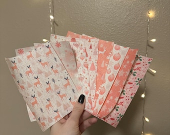 Cute Pink Christmas Hypafix Medical Tape for Feeding Tubes, Central Lines, Oxygen, or Medical Devices