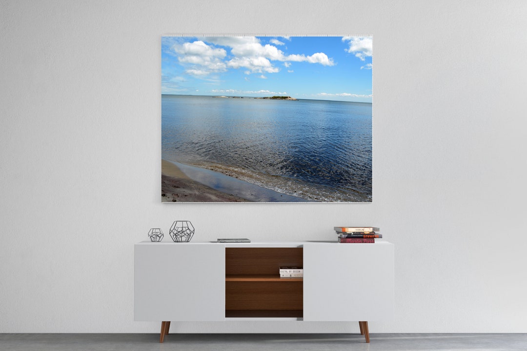The Ocean Wall Canvas Beach View Photography Ocean View Wall Decor Wall