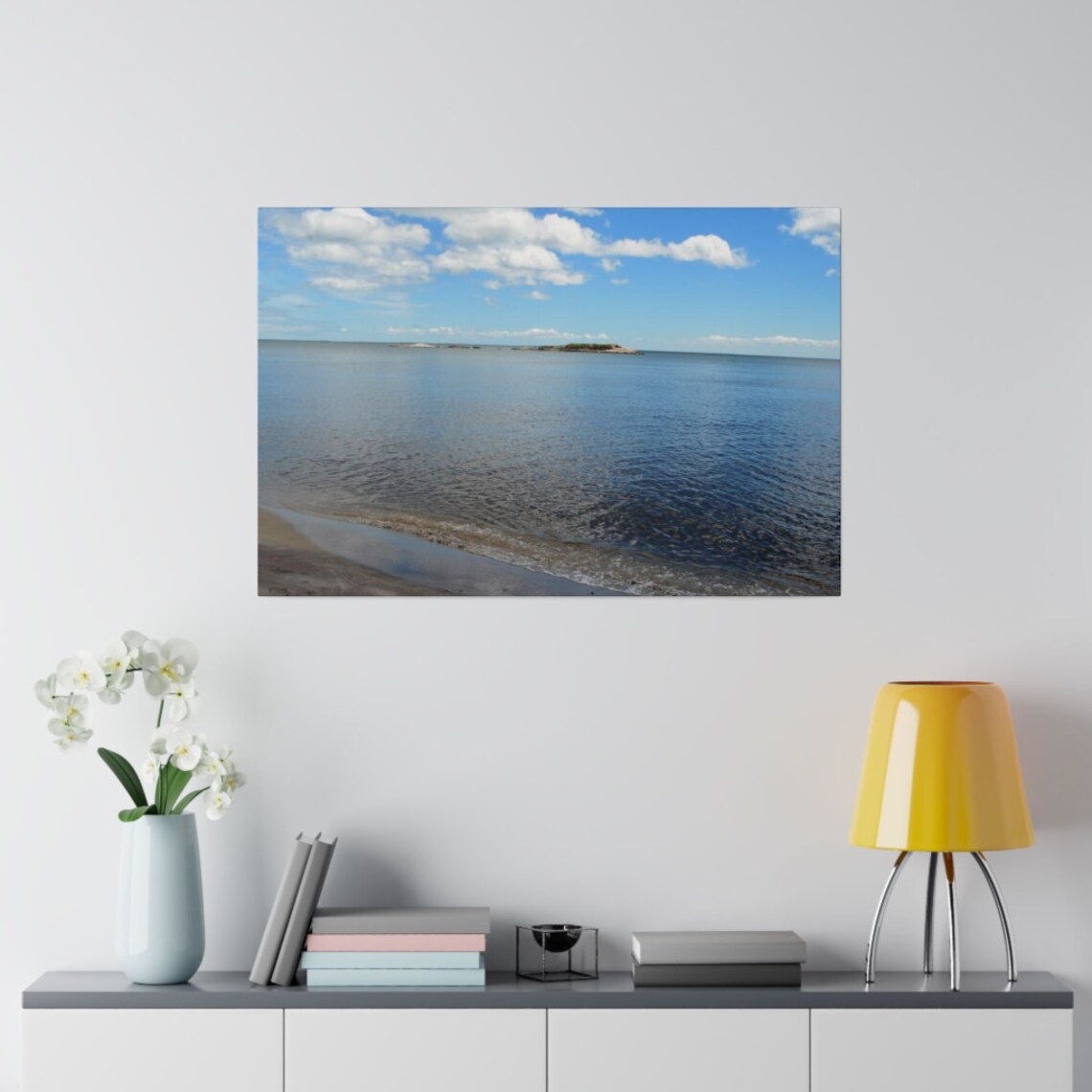 The Ocean Wall Canvas Beach View Photography Ocean View Wall Decor Wall