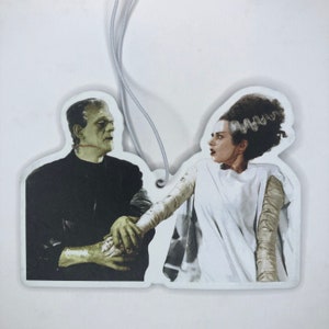 Frankenstein and Bride of Frankenstein| Hollywood Monsters  | Unique Gift | Air Freshener