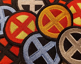 X-Men Logo Sew-on Patch / Classic X-Men Logo Patch / Marvel Patch