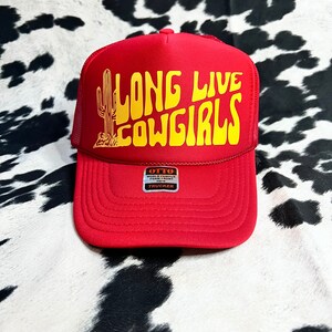 Long live cowgirls - cactus - trucker hat
