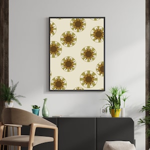 Boho Home Art Print, Abstract Sun Art, Bohemian Sun Art, Neutral Boho Art, Abstract Sun Print, Boho Gallery Wall Print, Abstract Home Decor