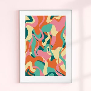 Colorful Abstract Art, Modern Wall Print, Abstract Painting Printable, Abstract Printable Wall Art, Colorful Abstract Print, Abstract Art