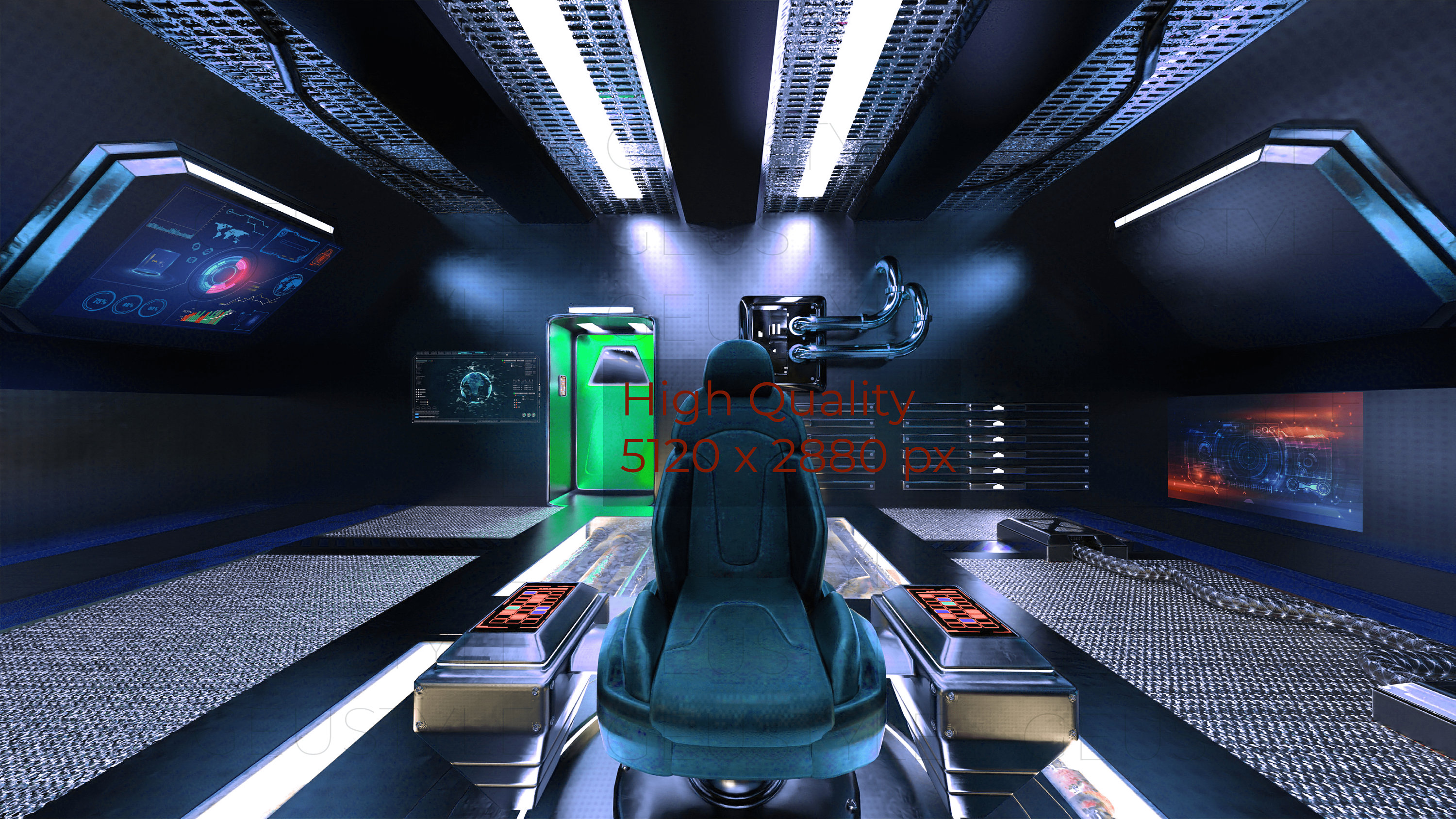 Zoom Virtual Backgrounds Spaceship Scifiction Backdrop Etsy