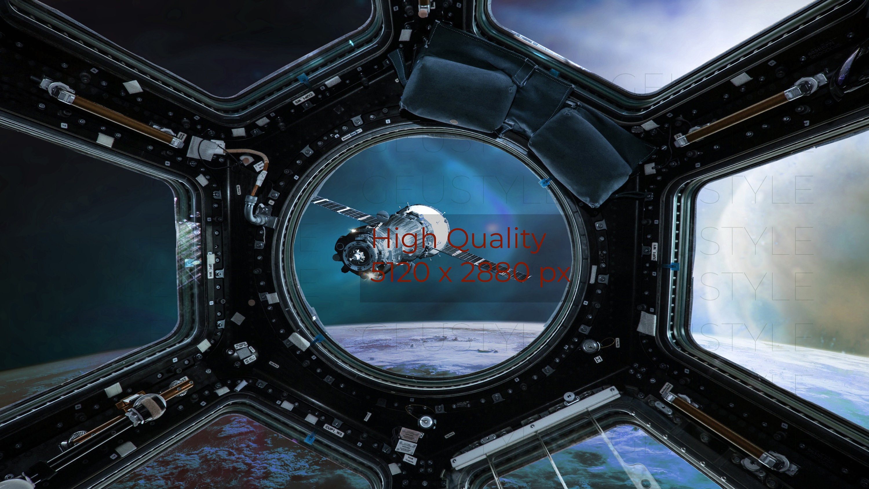 Pack of 3 Zoom Virtual Backgrounds Spaceship Scifiction Etsy