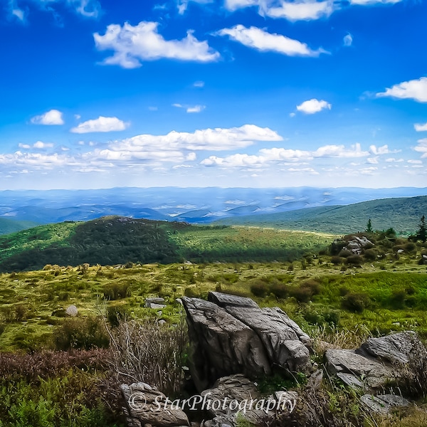 Digital Download - A Day at Grayson Highlands - Mountain Views - Grayson Highlands - Appalachian Trail - Virginia Photography