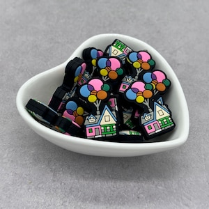 Balloon House Silicone Focal Bead