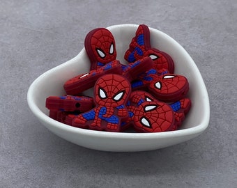 Cuenta focal de silicona del personaje Web Slinger