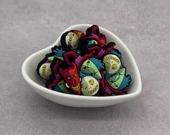 Boogie Boys 3D Doppelseitige Silikon Fokalperle