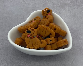 I am my Masters Dog Silicone Focal Bead