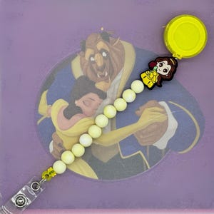 Beauty Princess Cervical Dilation Beaded Badge Reel