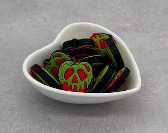 Poisoned Apple Double Sided Silicone Focal Beads