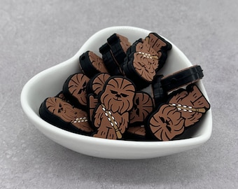 Wookie Warrior Silicone Focal Bead