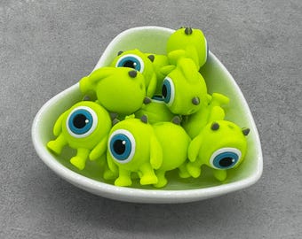One Eyed Monster 3D Silicone Focal Bead