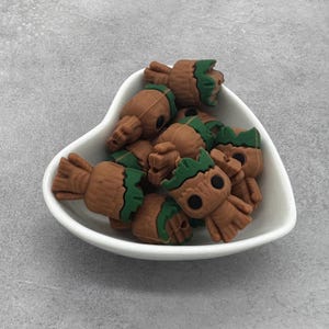 Perlina focale in silicone 3D Guardian Plant