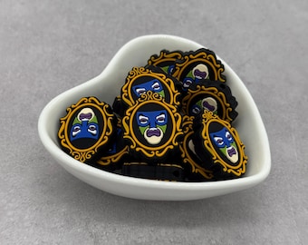 Evil Queen's Magic Mirror Double-Sided Silicone Focal Bead