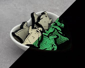 Boogie Glow in the Dark Doppelseitige Silikon Fokalperle