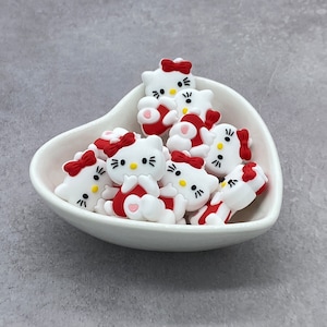 Japanese Cat Silicone Bead