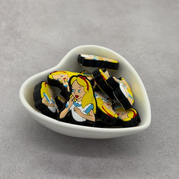 Curious Girl Silicone Focal Beads