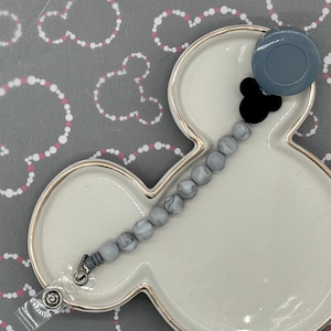 Vintage Steamboat Mouse Cervical Dilation Beaded Badge Reel