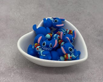 Aliene 626 and Handmade Doll 3D Silicone Focal Bead