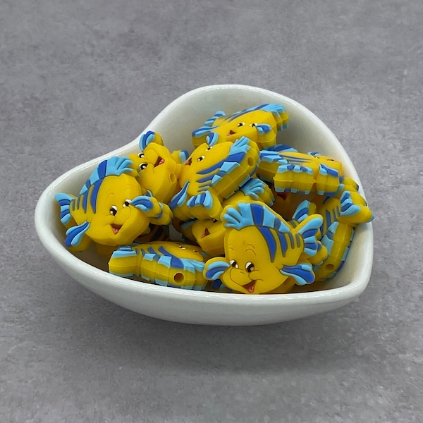 Sidekick Fish Silicone Beads