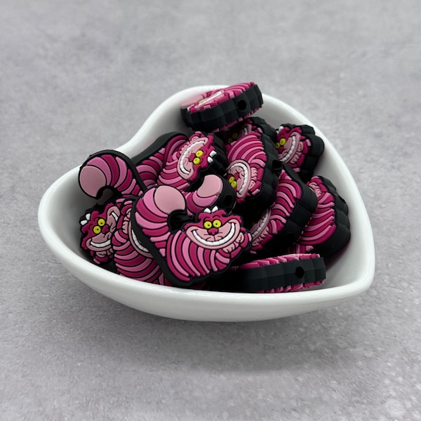 Disappearing Cat Silicone Focal Bead