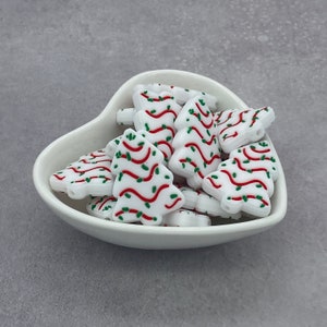 Christmas Tree Snacks Silicone Focal Bead