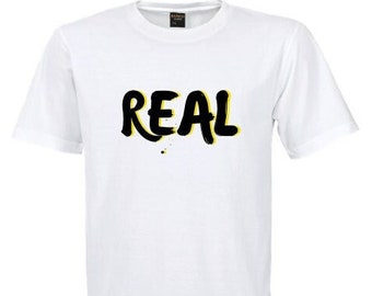 Recognize Education And Learning (REAL) White T-shirt