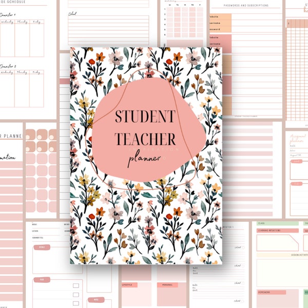 Student Teacher Planner (Undated)