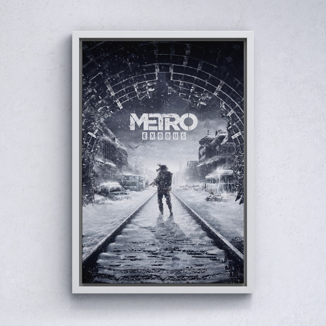 Metro Exodus Poster Wall Art Canvas Print Game Poster Gift - Etsy