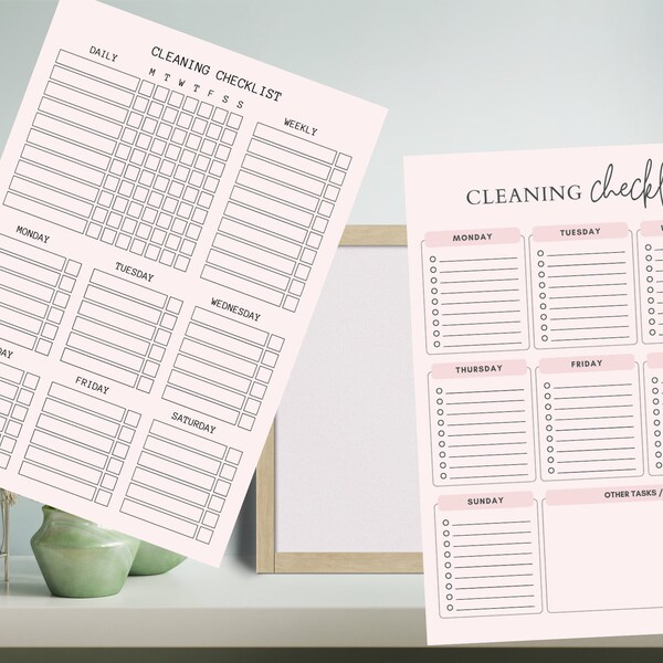 Complete Cleaning Checklist - Keep Your Home Sparkling Clean!