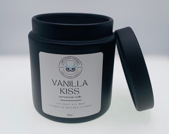 9oz Vanilla Scent, Pomegranate Scent, Vanilla Musk, jasmine Scent, Coconut Soy Candle, Father's Day Candle