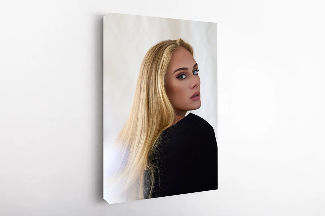 Discover Adele Music Singer Canvas Poster Wall Art, Adele Canvas Poster