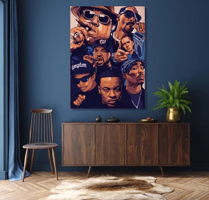 Legend Rappers Printable Poster Hip Hop Canvas Wall Art - Etsy