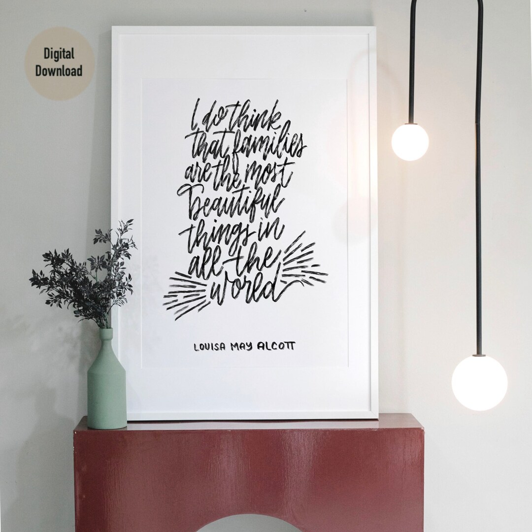 Book Quote Print Wall Art for Book Lover, Mama, or Family Reunion. Best ...