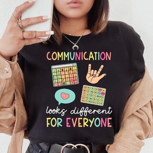 Special Education Teacher Shirt, Speech Therapist T-Shirt, Communication T-Shirt, AAC T-Shirt, Autism Awareness T-Shirt, Gift for Teacher