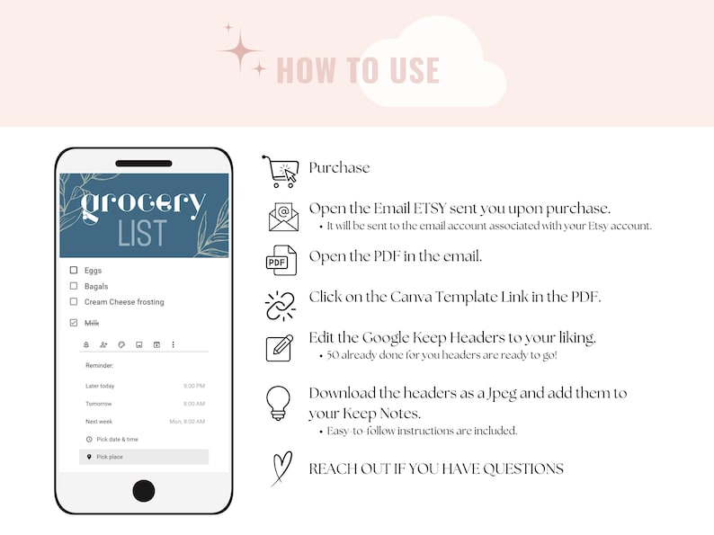 Google Keep Headers: 50 Canva Template Designs, Note Taking, Planner ...