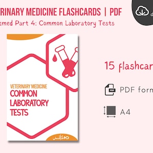 Veterinary Medicine: Common Laboratory Tests | Digital Download Veterinary medicine, Veterinarian, Veterinarian gift, Vetmed, Vet med