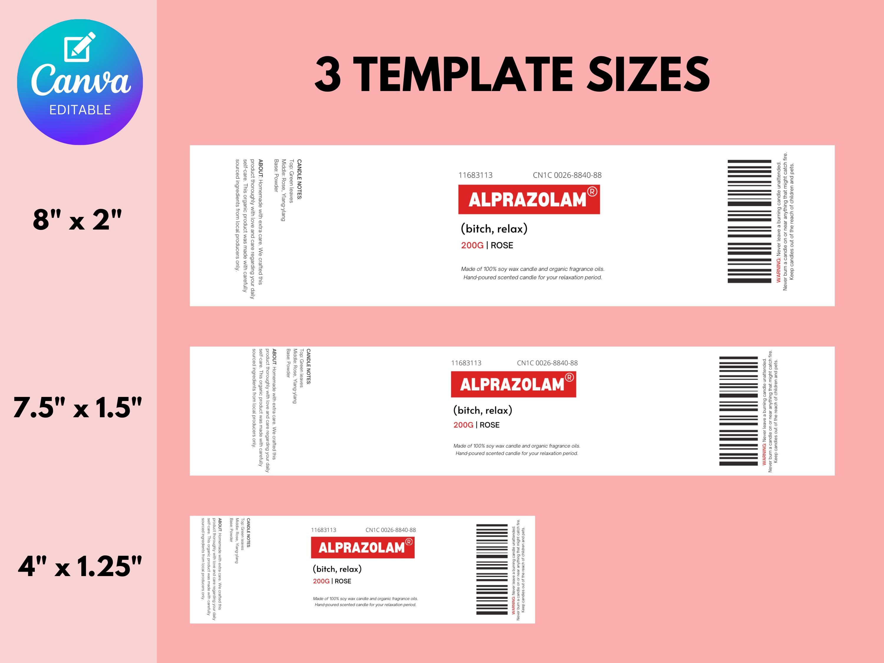 Custom Printable Medical Candle Labels for Doctors, Nurses & Healthcare ...