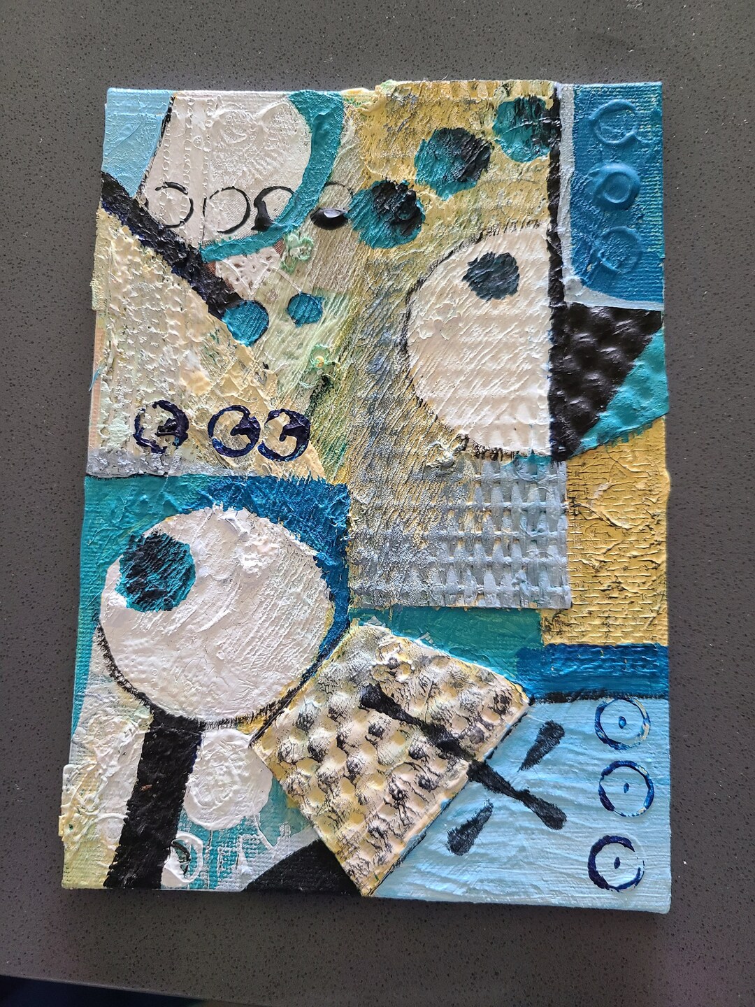 Abstract in Blue - Etsy