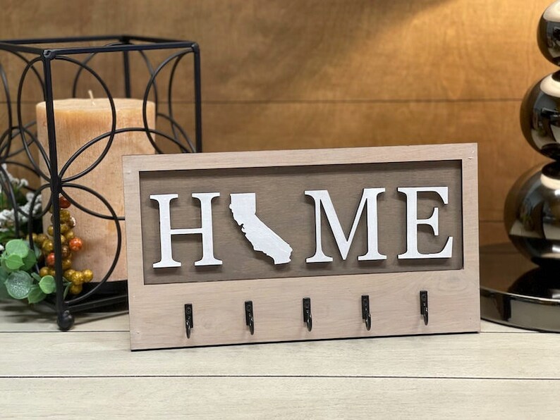 Home State Key Holder State Key Holder 3D State Key Holder Etsy