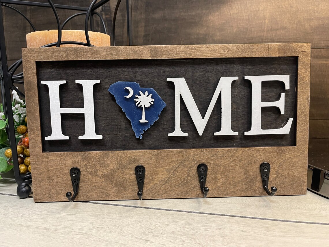 Home State Key Holder State Key Holder 3D State Key Holder Etsy